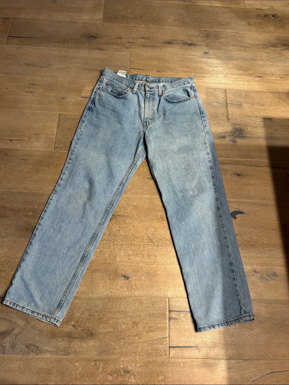 Levi's Light Blue Straight Jeans